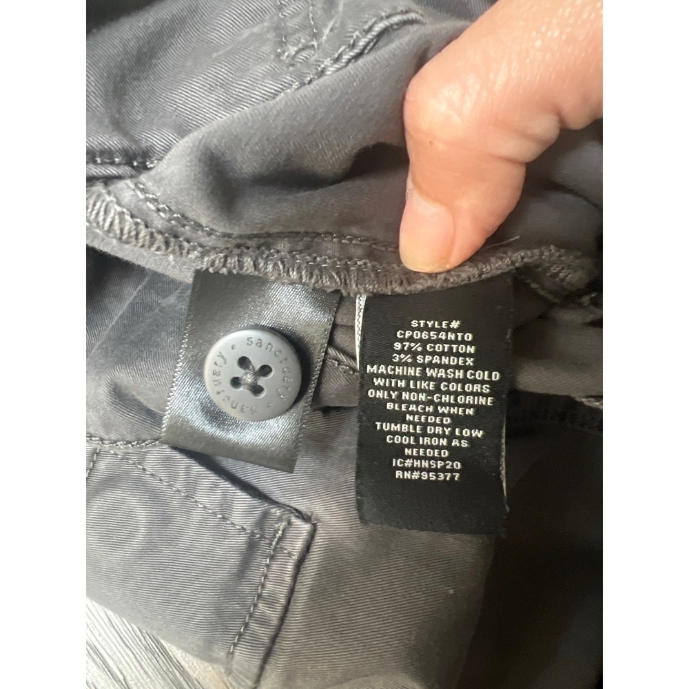 Sanctuary Standard Surplus Womens Gray Cargo Jogger Pants Size 30 - Picture 8 of 8